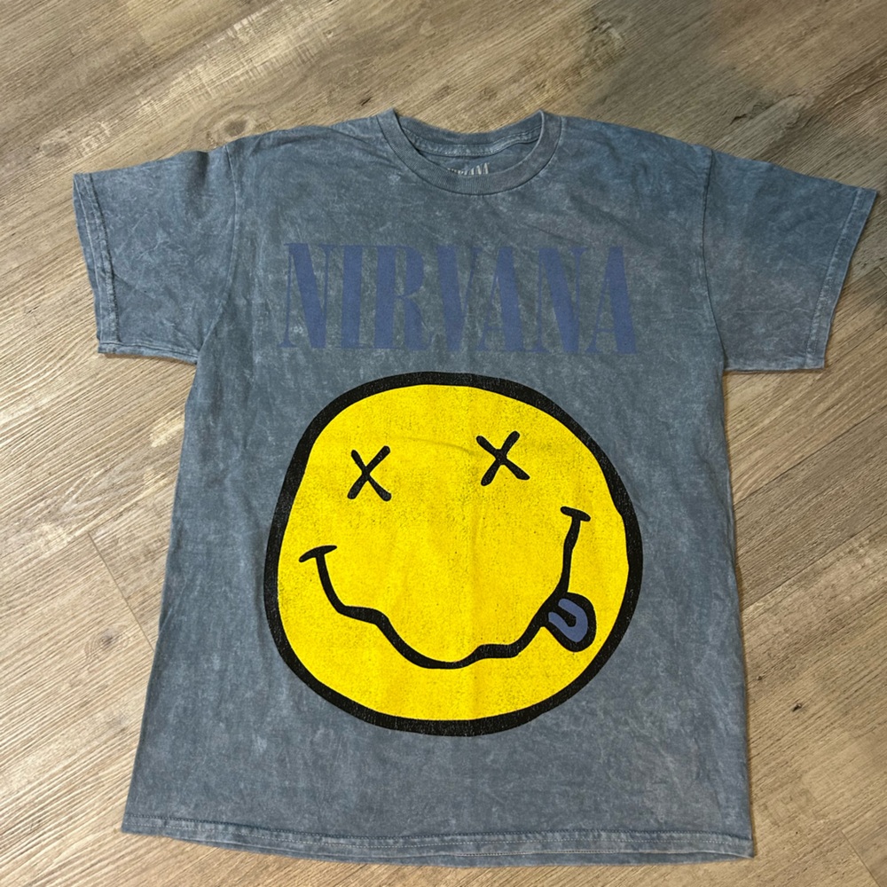 Nirvana Blue Graphic Tee